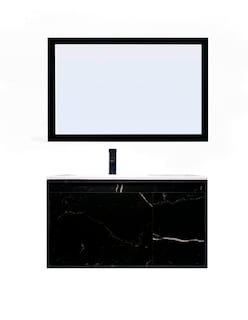 Foto 1 | Gabinete De Baño Con Espejo Decorativo Minimalista Stannis