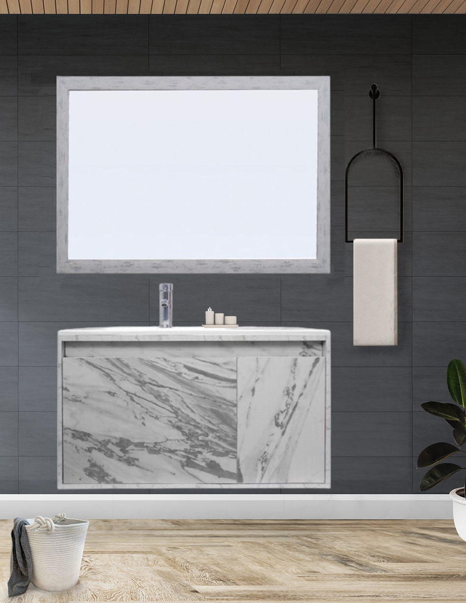 Foto 2 | Gabinete De Baño Con Espejo Decorativo Minimalista Stannis