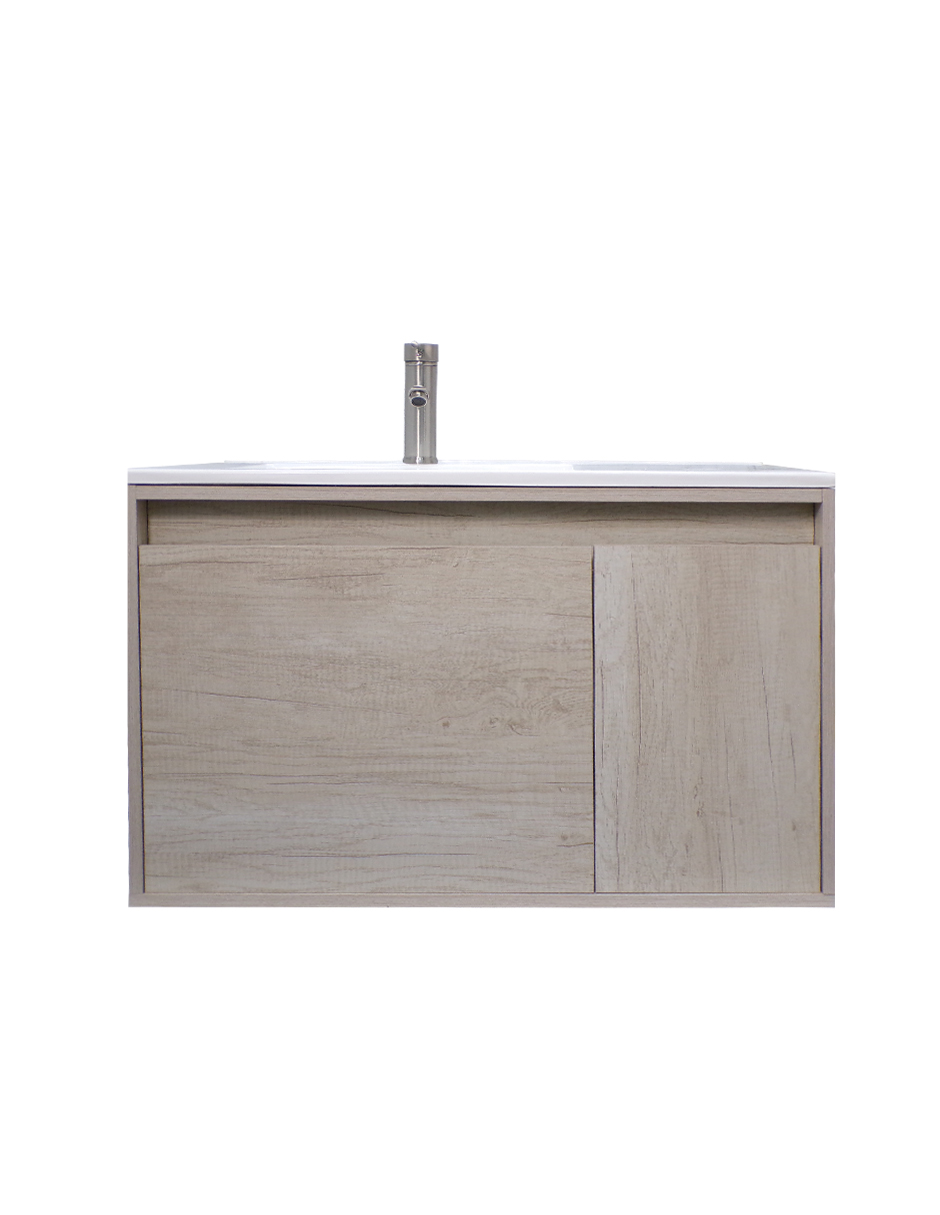 Foto 2 pulgar | Gabinete Para Baño Con Lavabo Stannis Flotante Minimalista