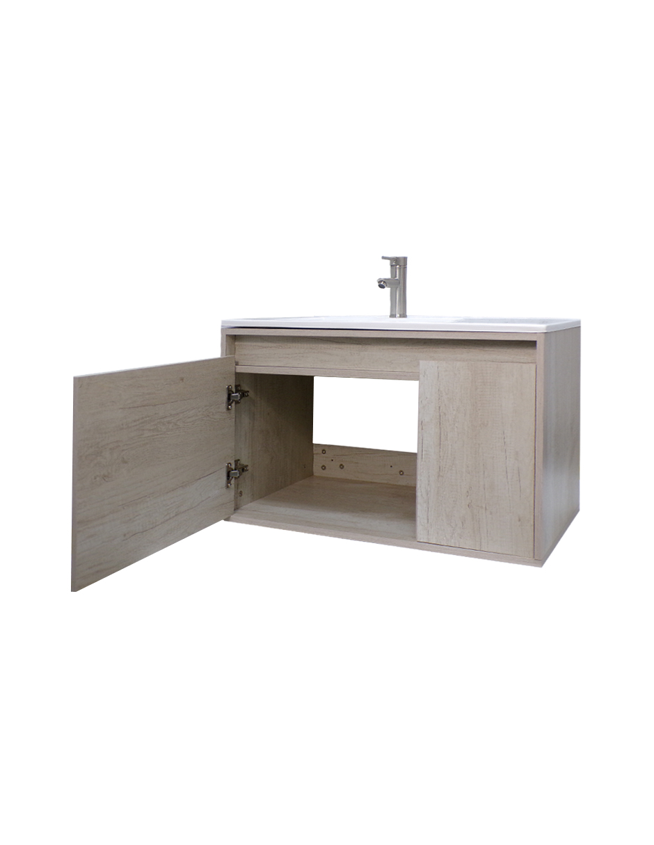 Foto 4 pulgar | Gabinete Para Baño Con Lavabo Stannis Flotante Minimalista