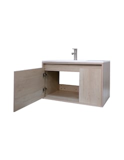 Foto 3 | Gabinete Para Baño Con Lavabo Stannis Flotante Minimalista