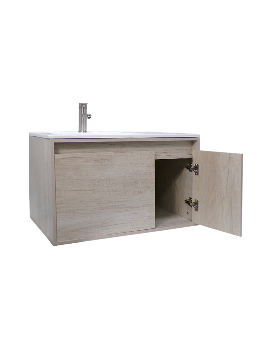 Foto 4 | Gabinete Para Baño Con Lavabo Stannis Flotante Minimalista