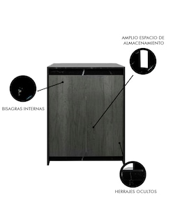 Foto 3 | Gabinete De Baño Sin Lavamanos Y Llave Minimalista Varenna