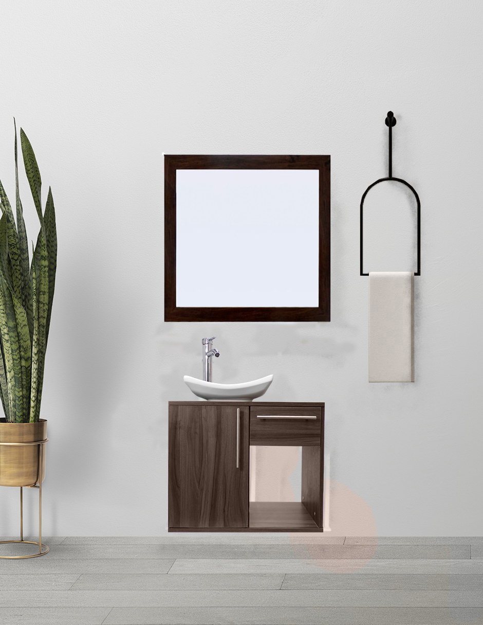 Foto 2 | Gabinete Para Baño Con Lavamanos Y Monomando, Puerta Y Cajón