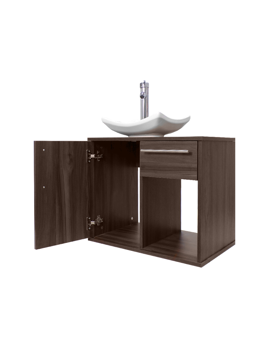 Foto 3 | Gabinete Para Baño Con Lavamanos Y Monomando, Puerta Y Cajón