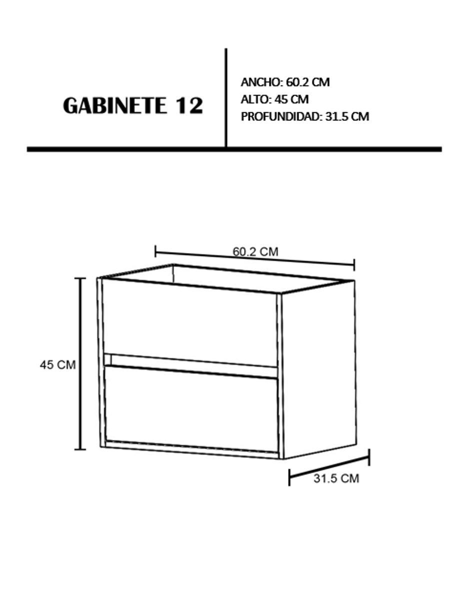 Foto 7 pulgar | Gabinete De Baño Decomobil Con Ovalen Y Monomando Con Cajón