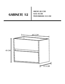 Foto 6 | Gabinete De Baño Decomobil Con Ovalen Y Monomando Con Cajón
