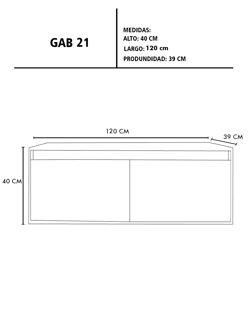 Foto 7 pulgar | Gabinete De Baño Anton Sin Lavamanos Minimalista 120 Cm