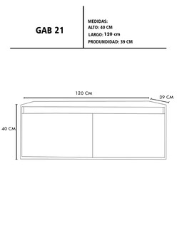 Foto 6 | Gabinete De Baño Anton Sin Lavamanos Minimalista 120 Cm