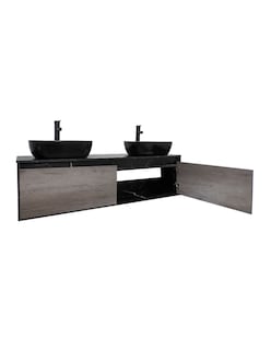 Foto 3 | Gabinete Para Baño Con Doble Lavabo Anton Minimalista