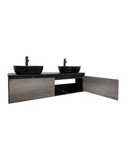 Foto 3 | Gabinete Para Baño Con Doble Lavabo Minimalista Dorota