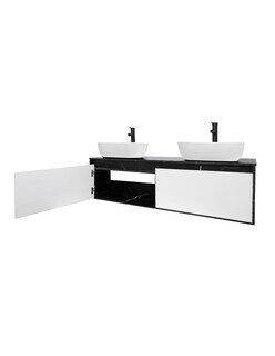 Foto 4 | Gabinete Para Baño Con Doble Lavabo Minimalista Dorota