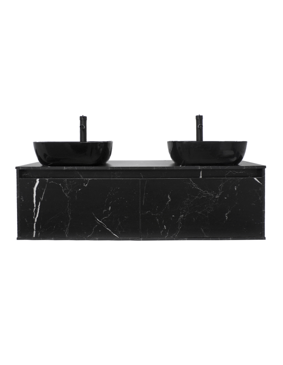 Foto 2 pulgar | Gabinete Para Baño Con Doble Lavabo Minimalista Dorota