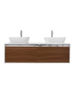 Foto 1 | Gabinete Para Baño Con Doble Lavabo Minimalista Dorota