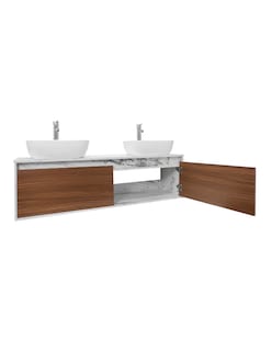 Foto 3 | Gabinete Para Baño Con Doble Lavabo Minimalista Dorota