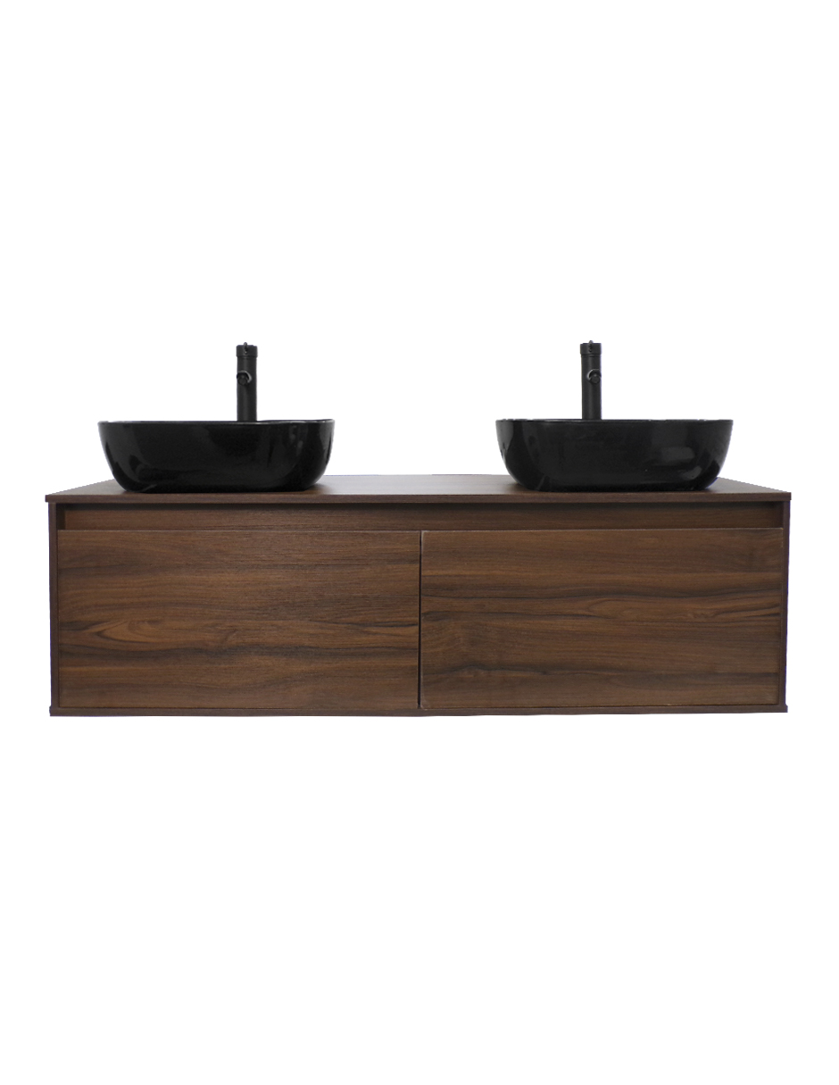 Gabinete Para Baño Con Doble Lavabo Minimalista Dorota