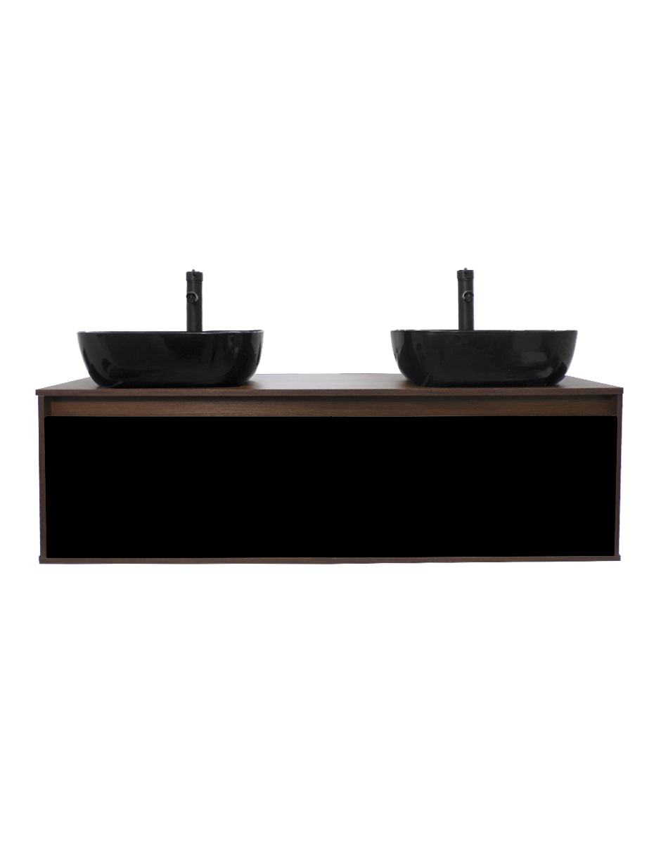 Gabinete Para Baño Con Doble Lavabo Minimalista Dorota