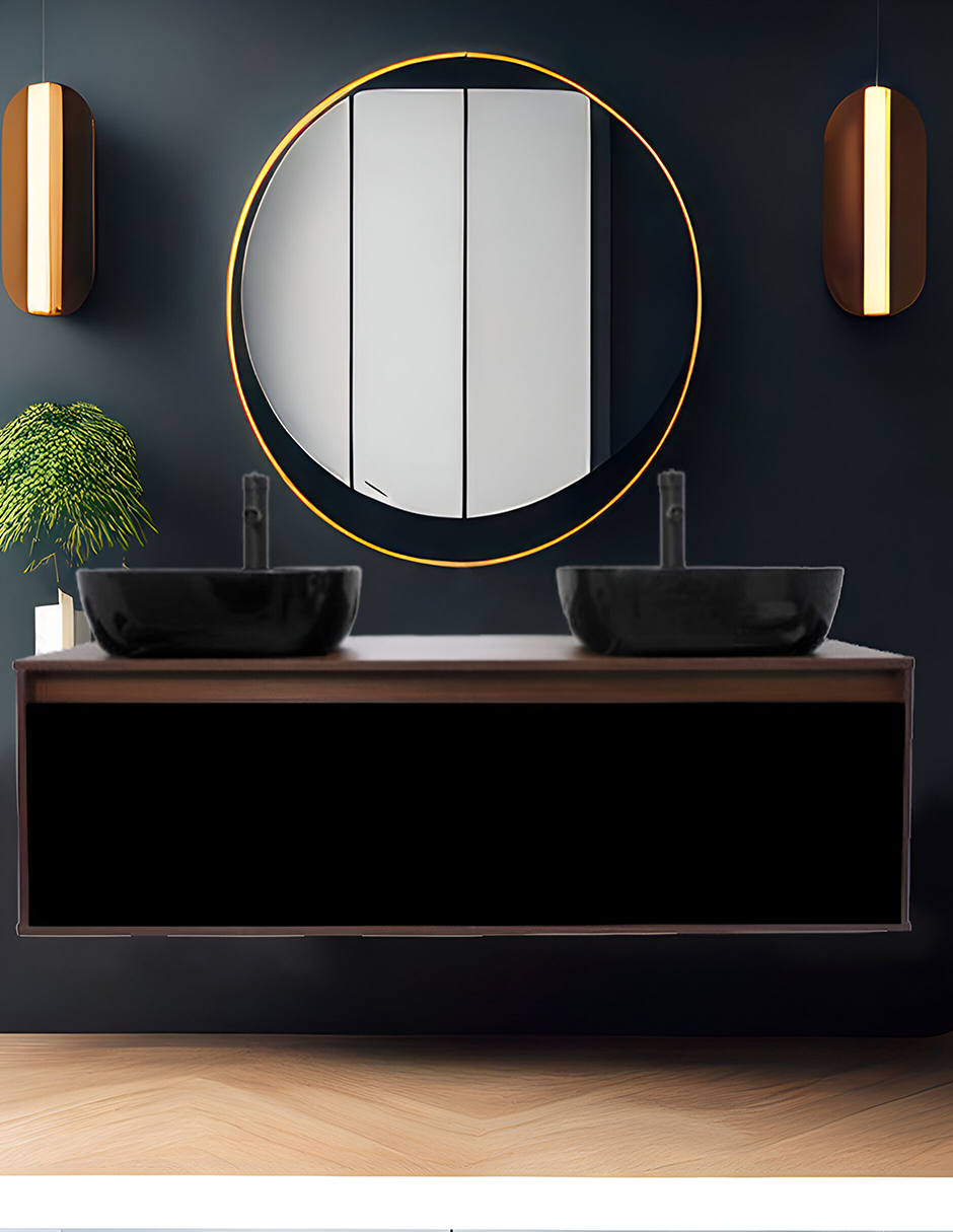 Foto 2 | Gabinete Para Baño Con Doble Lavabo Minimalista Dorota