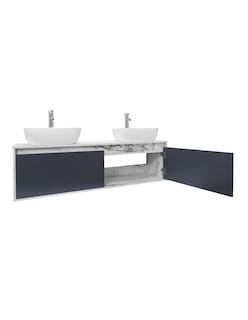 Foto 3 | Gabinete Para Baño Con Doble Lavabo Anton Minimalista
