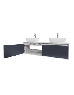 Foto 4 | Gabinete Para Baño Con Doble Lavabo Anton Minimalista