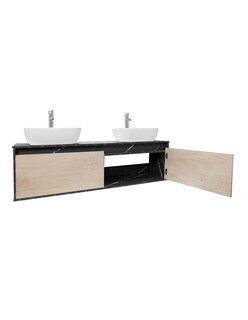 Foto 3 | Gabinete Para Baño Con Doble Lavabo Minimalista Dorota