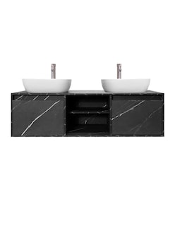 Foto 1 | Gabinete De Baño Para Lavamanos Doble Darcy Minimalista