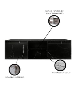 Foto 3 | Gabinete De Baño Darcy De 140 Cm Minimalista Sin Lavamanos
