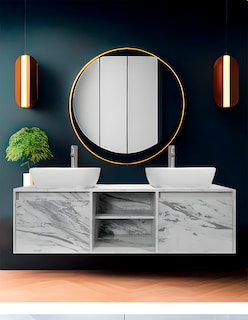 Foto 2 | Gabinete De Baño Darcy De 140 Cm Minimalista Sin Lavamanos