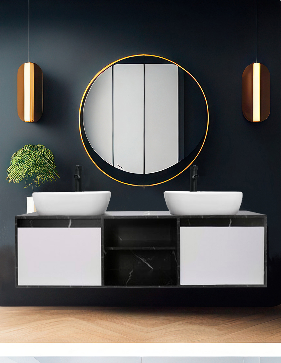 Foto 3 pulgar | Gabinete De Baño Darcy De 140 Cm Minimalista Sin Lavamanos