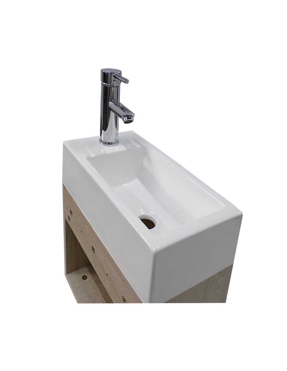 Foto 4 | Gabinete De Baño Para Lavabo Minimalista Flotante Leanor