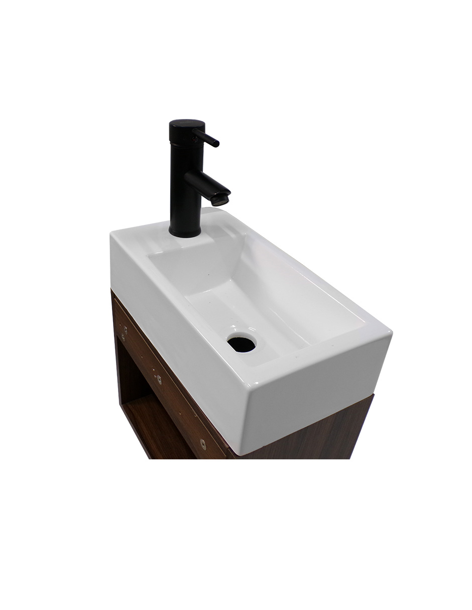 Foto 4 | Gabinete De Baño Para Lavabo Minimalista Flotante Leanor