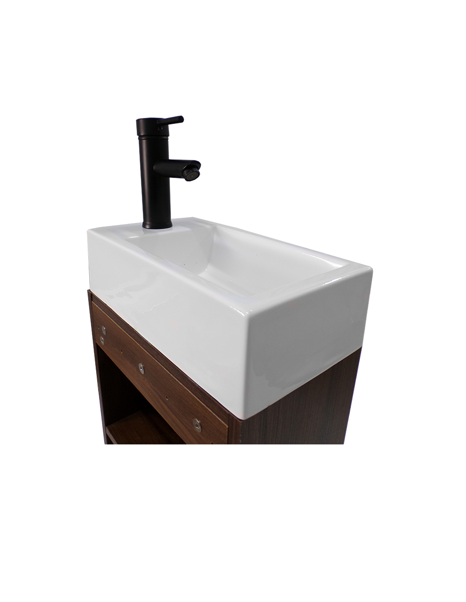 Foto 5 pulgar | Gabinete De Baño Para Lavabo Flotante Minimalista Alys