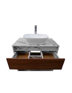 Foto 4 | Gabinete De Baño Con Llave Y Lavabo Minimalista Roy