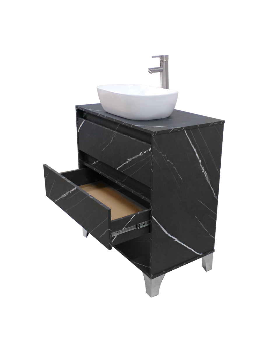 Foto 4 pulgar | Gabinete De Baño Con Llave Y Lavabo Minimalista Roy