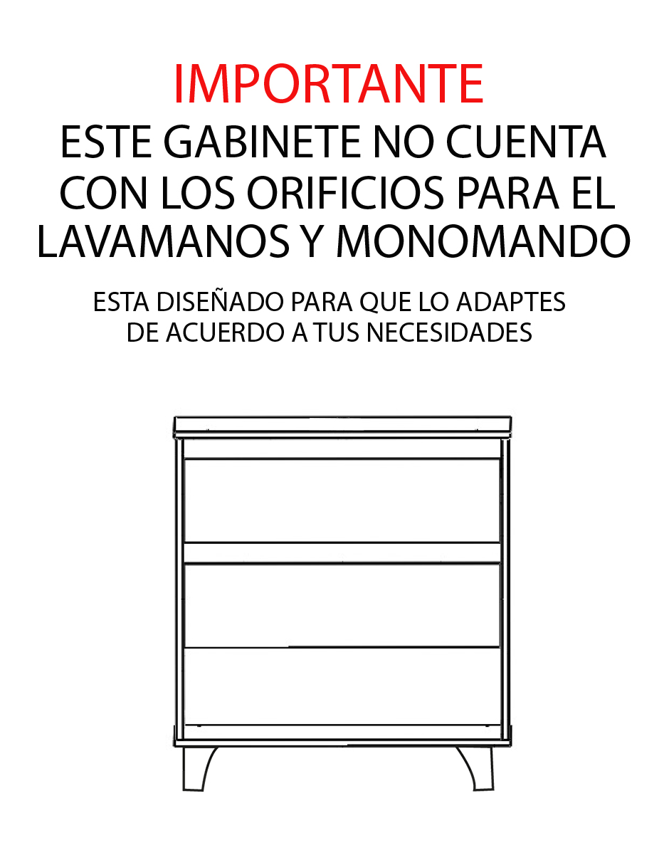 Foto 5 | Gabinete De Baño Sin Llave Ni Lavabo Minimalista Roy So