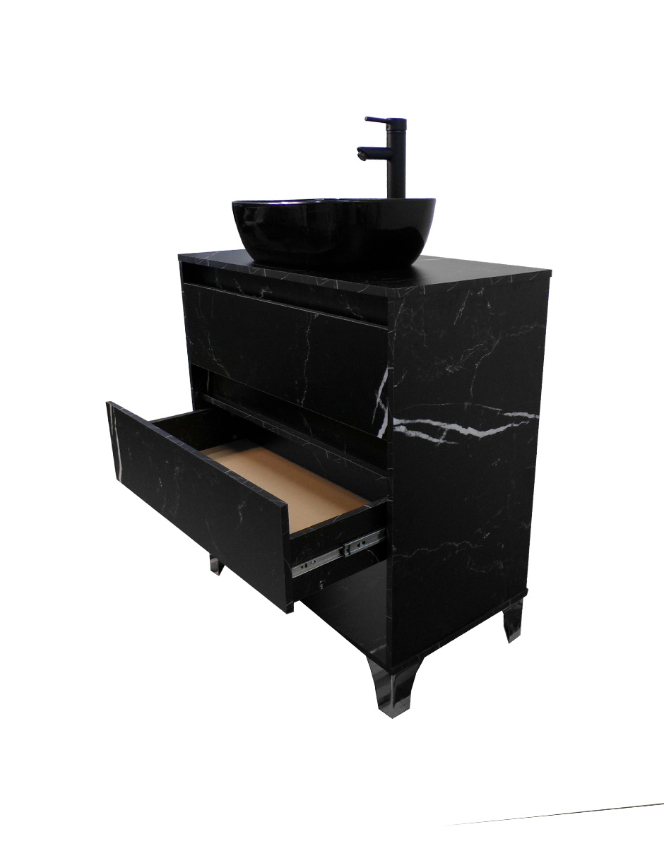 Foto 4 pulgar | Gabinete De Baño Con Llave Y Lavabo Minimalista Roy