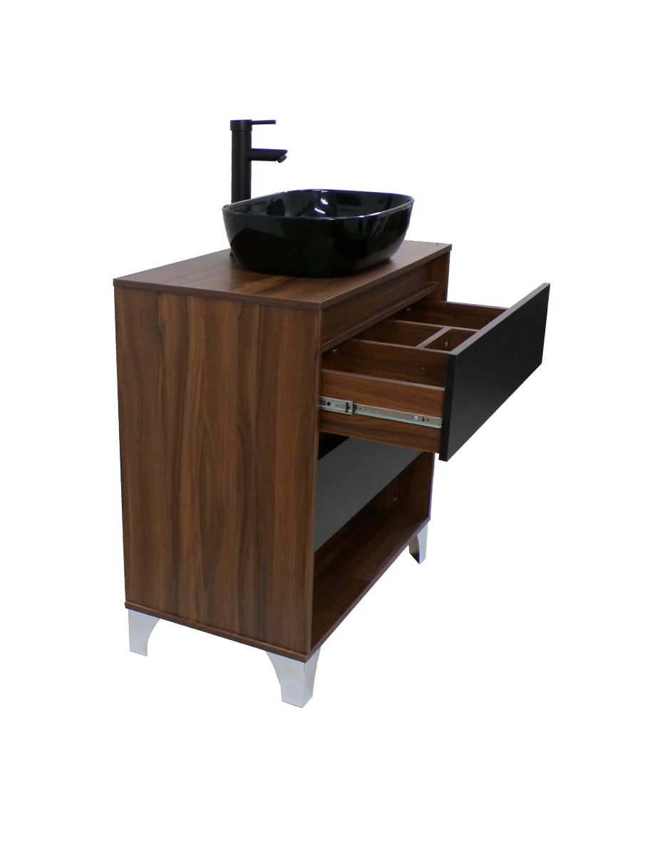 Foto 5 pulgar | Gabinete De Baño Con Llave Y Lavabo Minimalista Roy