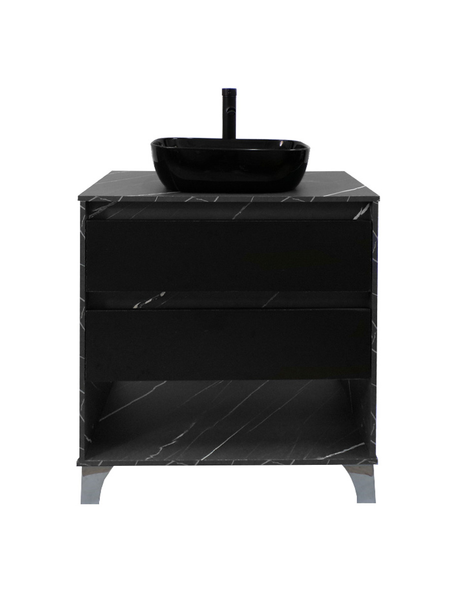 Gabinete De Baño Con Llave Y Lavabo Minimalista Roy