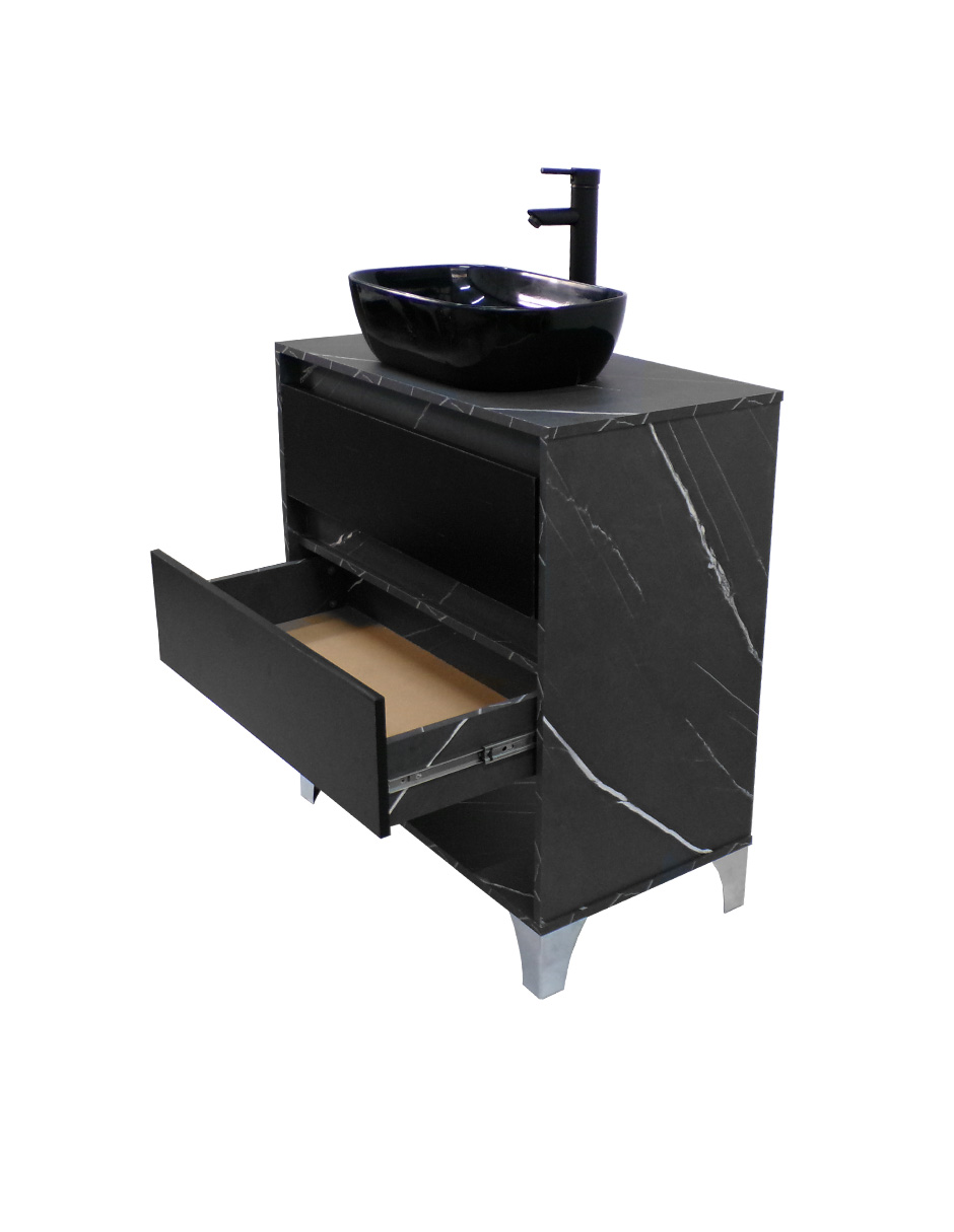 Foto 4 pulgar | Gabinete De Baño Con Llave Y Lavabo Minimalista Roy