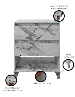 Foto 7 | Gabinete De Baño Sin Llave Ni Lavabo Minimalista Roy So