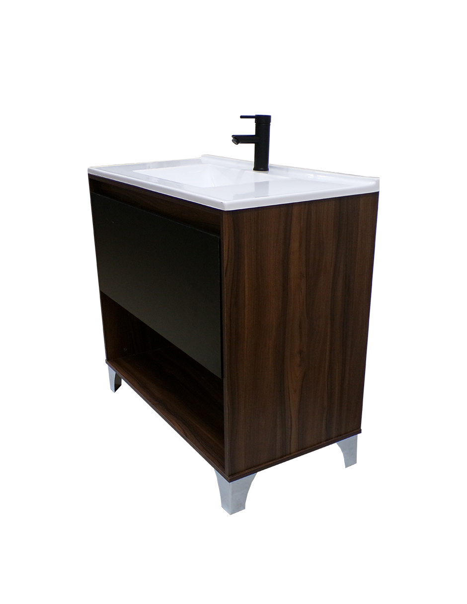 Foto 4 pulgar | Gabinete De Baño Con Lavabo, Llave Y Cajon Minimalista Himalaya