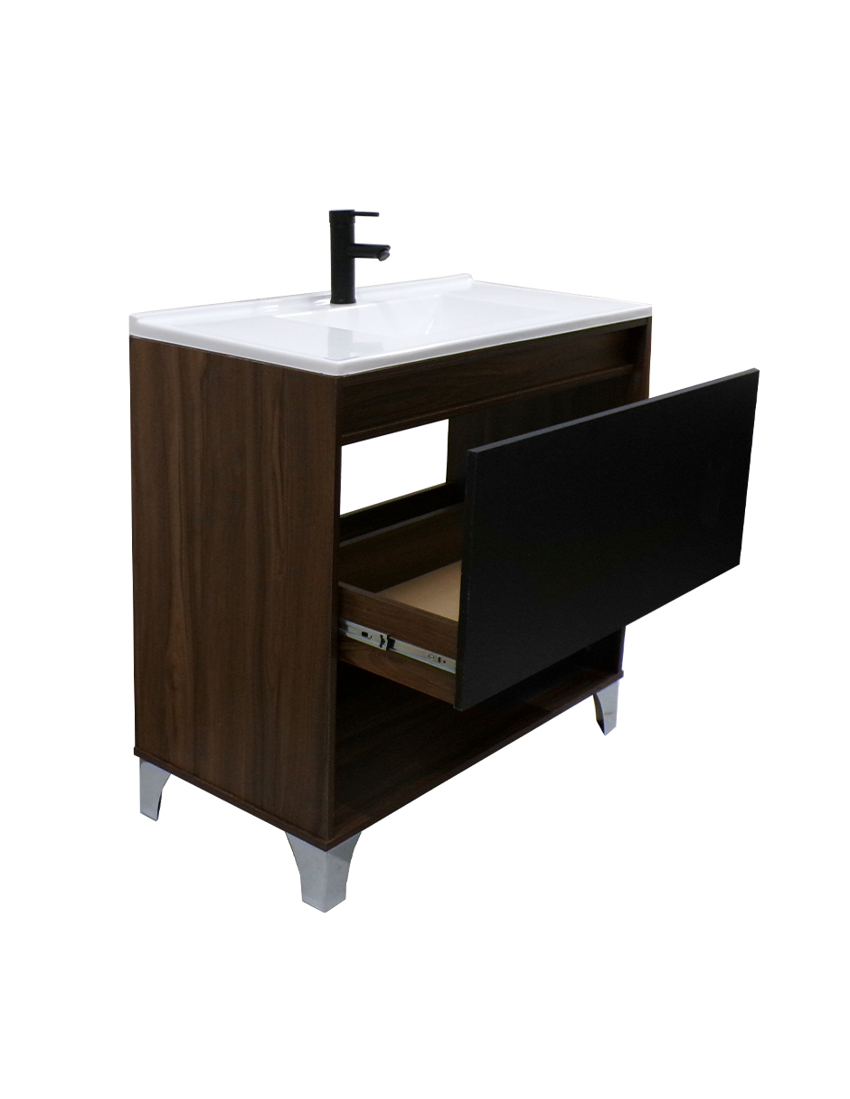 Foto 5 pulgar | Gabinete De Baño Con Lavabo, Llave Y Cajon Minimalista Himalaya