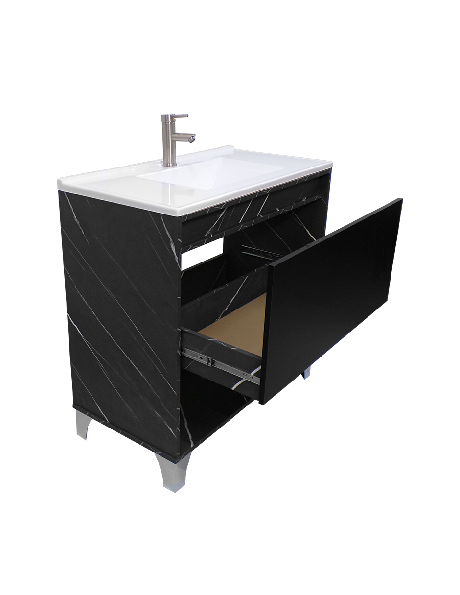 Foto 5 pulgar | Gabinete De Baño Con Lavabo, Llave Y Cajon Minimalista Himalaya