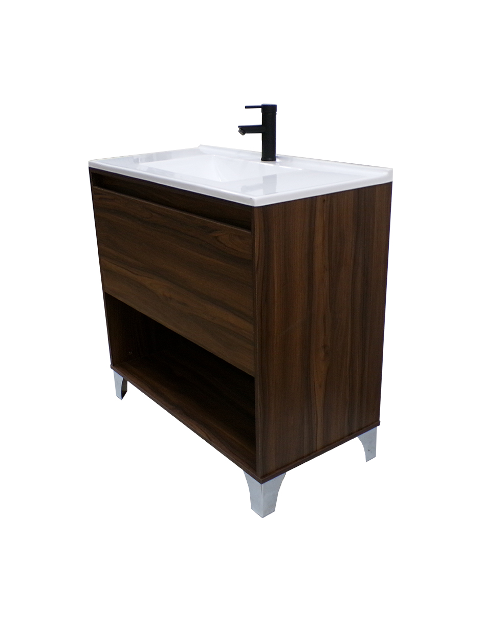 Foto 4 pulgar | Gabinete De Baño Con Lavabo, Llave Y Cajon Minimalista Himalaya