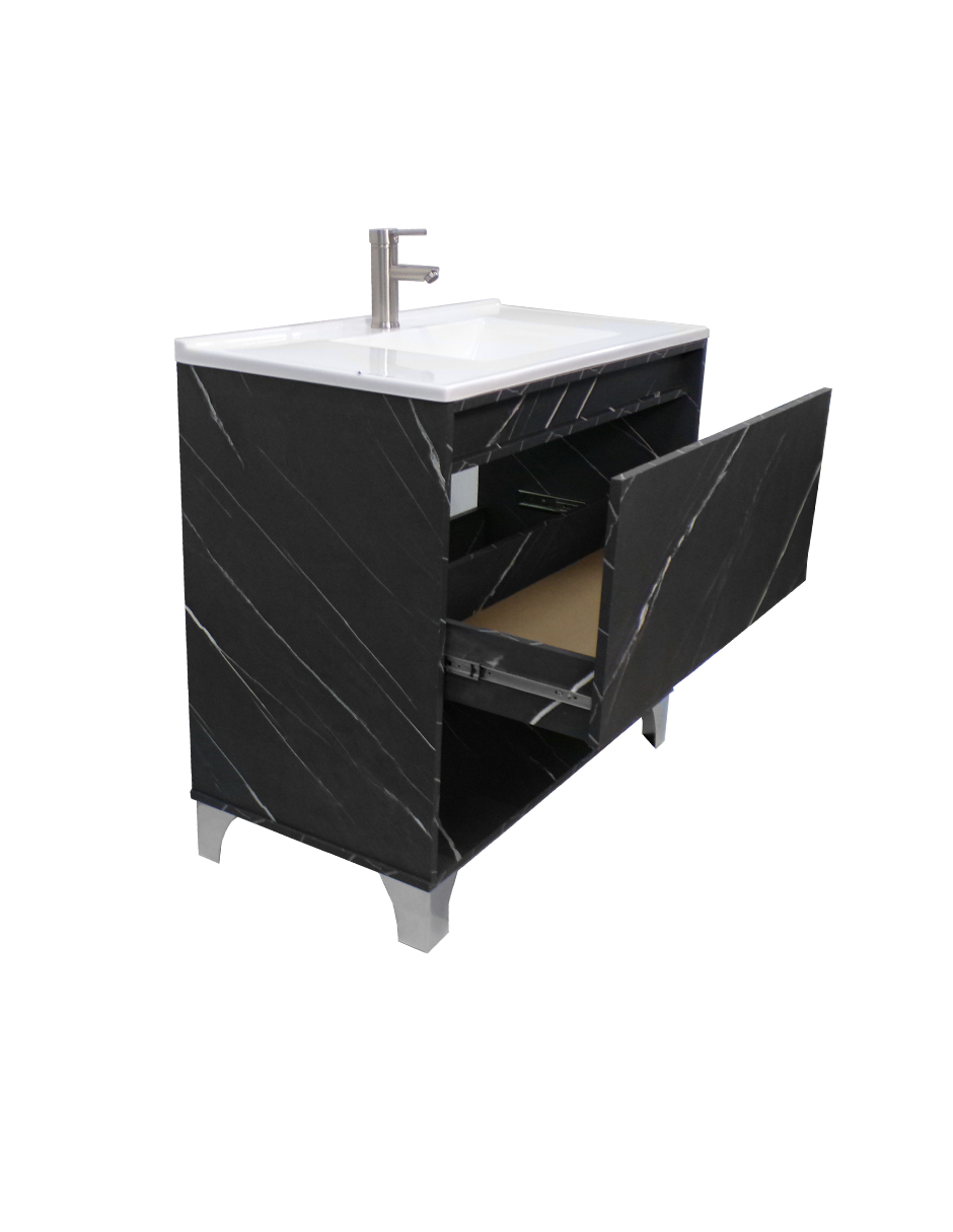 Foto 5 pulgar | Gabinete De Baño Con Lavabo, Llave Y Cajon Minimalista Himalaya