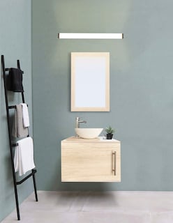Foto 2 | Gabinete De Baño Para Lavabo Con Lampara Y Espejo Agnes