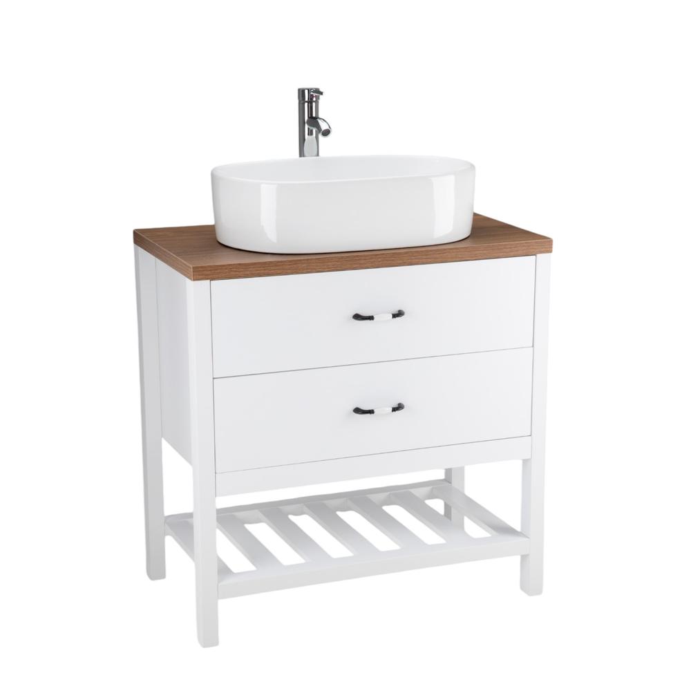 Mueble Gabinete Para Baño Lavamanos Lavabo Cajones Y Repisa