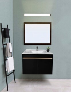 Foto 2 | Gabinete De Baño Con Lavabo Con Espejo Y Lampara Vinvent