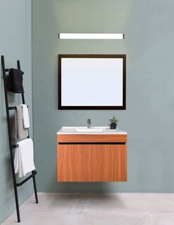 Foto 2 | Gabinete De Baño Con Lavabo Con Espejo Y Lampara Vinvent