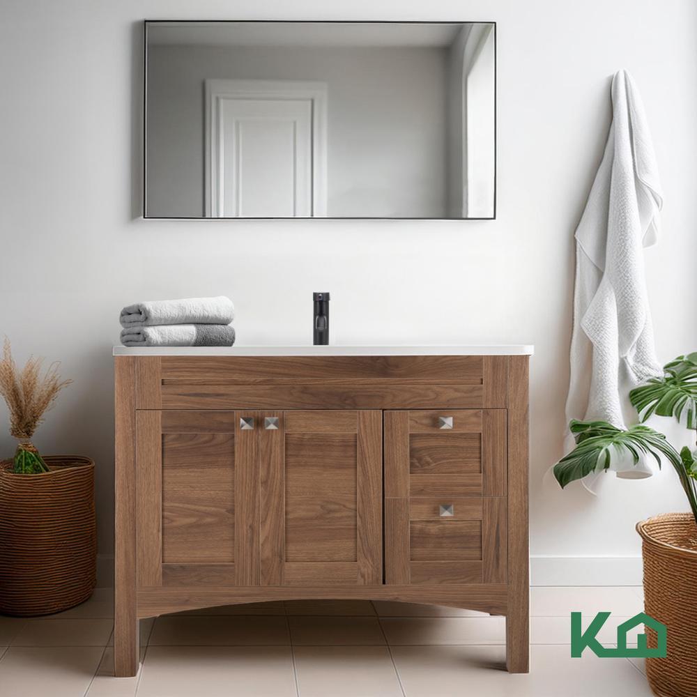 Foto 8 pulgar | Mueble Gabinete Para Baño Lavamanos Lavabo Cajones Y Estante